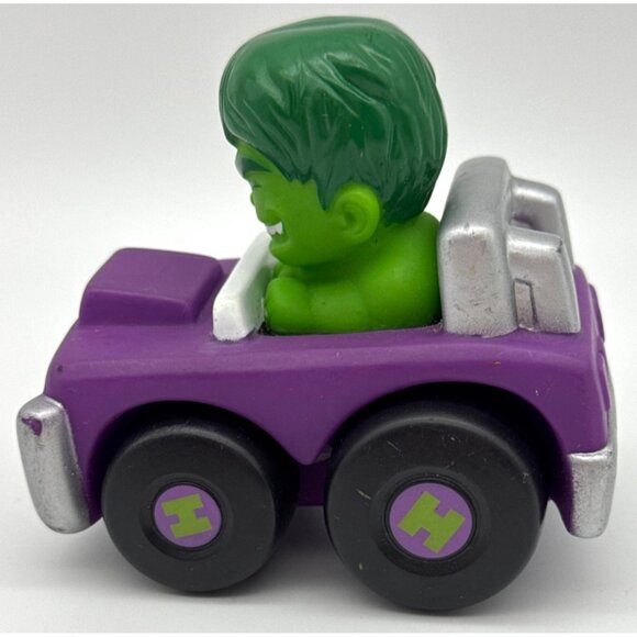 2012 Marvel Toy Incredible Hulk in Car Preschool Marvelkids Vehicle - Picture 3 of 6
